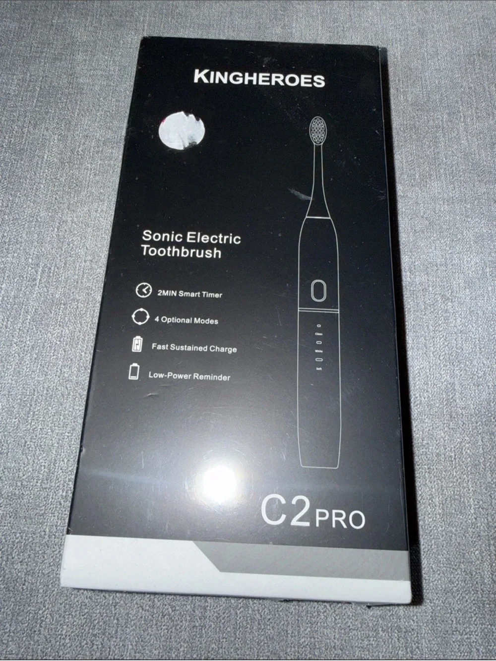 Black Pro Sonic Electric Toothbrush